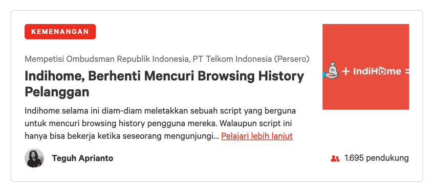 Derita Pelanggan Indihome, Sudah Bayar Malah Dijadikan Produk Iklan