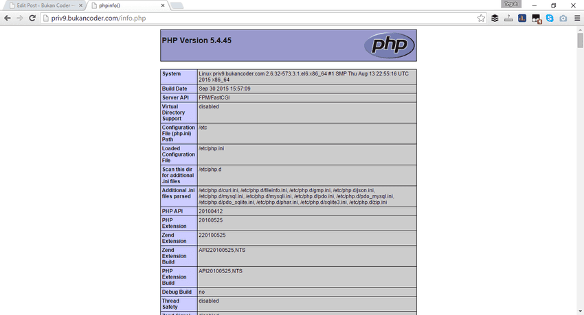 Instalasi dan Konfigurasi Nginx, PHP FPM 5.4 dan MySQL 5.5 di CentOS 6