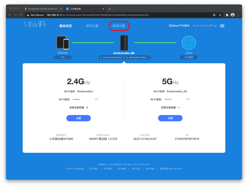 Konfigurasi Xiaomi Router AX1800 Untuk Mengatasi Masalah Throttling Indihome